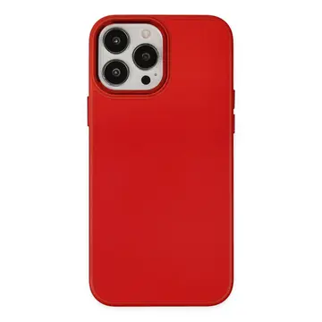 İphone 13 Pro Max Kılıf Asya Deri Silikon - Kırmızı