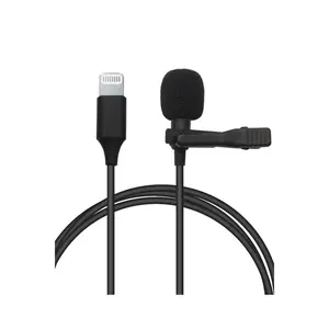 Lightning 2 Metre Double Mikrofon - Siyah