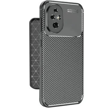 Honor 200 Kılıf Auto Focus Karbon Kapak - Siyah