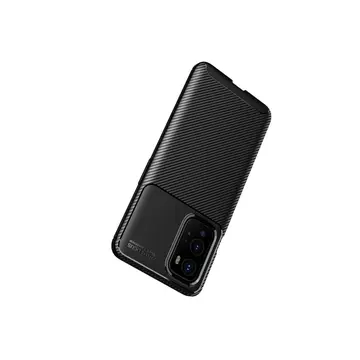 One Plus 9 Pro Kılıf Auto Focus Karbon Kapak - Siyah