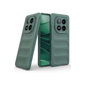 Xiaomi Redmi Note 14 Pro 4g Kılıf Optimum Silikon - Koyu Yeşil