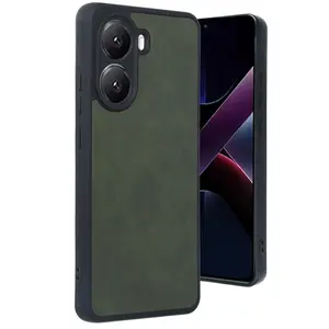 Xiaomi Poco X7 Pro Kılıf Aras Deri Kapak - Koyu Yeşil