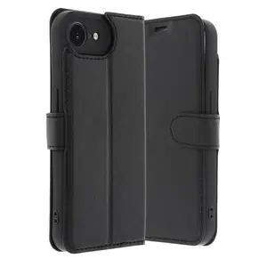 İphone 16e Kılıf Trend S Plus Kapaklı Kılıf - Siyah