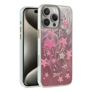 İphone 16 Pro Kılıf Blade Aynalı Desenli Kapak - Desen 7