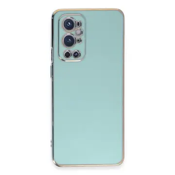One Plus 9 Pro Kılıf Volet Silikon - Açık Yeşil
