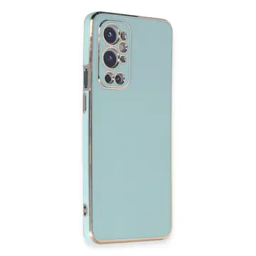 One Plus 9 Pro Kılıf Volet Silikon - Açık Yeşil