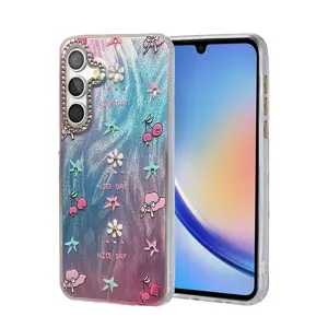 Samsung Galaxy A34 5g Kılıf Blade Aynalı Desenli Kapak - Desen 4