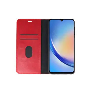 Samsung Galaxy A24 4g Kılıf Trend S Plus Kapaklı Kılıf - Kırmızı