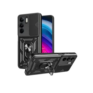 Realme C75 4g Kılıf Pars Lens Yüzüklü Silikon - Siyah
