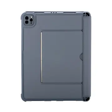 T5504d İpad Pro 11 (2024) Kılıf Palermo Ledli Klavyeli Standlı Tablet Kılıfı - Siyah