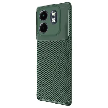 İnfinix Hot 50i 4g Kılıf Auto Focus Karbon Kapak - Koyu Yeşil