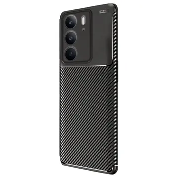 Realme C75 4g Auto Focus Karbon Kapak - Siyah