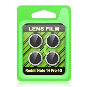 Xiaomi Redmi Note 14 Pro 4g Raze Metal Kamera Lens - Gümüş