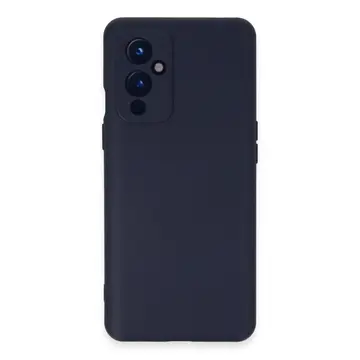 One Plus 9 Kılıf Nano İçi Kadife Silikon - Lacivert