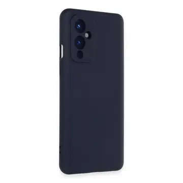 One Plus 9 Kılıf Nano İçi Kadife Silikon - Lacivert
