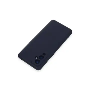 One Plus 9 Kılıf Nano İçi Kadife Silikon - Lacivert