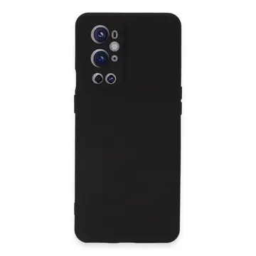 One Plus 9 Pro Kılıf Nano İçi Kadife Silikon - Siyah