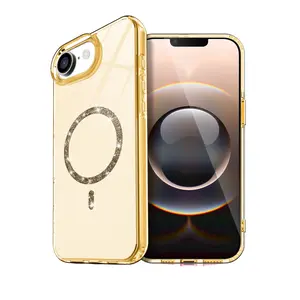 İphone 16e Live Diamond Magsafe Kapak - Sarı