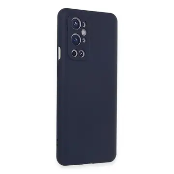 One Plus 9 Pro Kılıf Nano İçi Kadife Silikon - Lacivert
