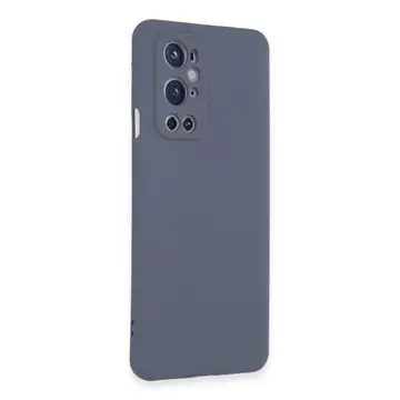 One Plus 9 Pro Kılıf Nano İçi Kadife Silikon - Gri
