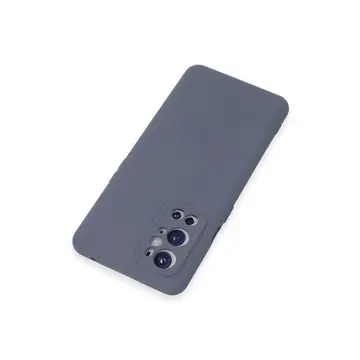 One Plus 9 Pro Kılıf Nano İçi Kadife Silikon - Gri