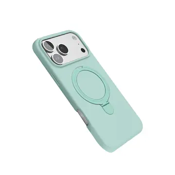 İphone 17 Pro Max Regal Magsafe Standlı Kapak - Su Yeşili