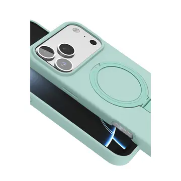 İphone 17 Pro Max Regal Magsafe Standlı Kapak - Su Yeşili