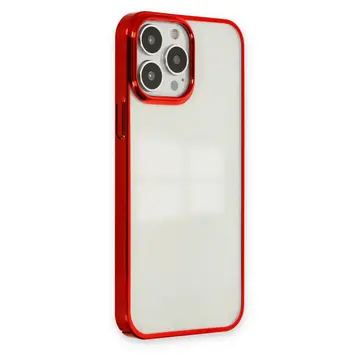 İphone 14 Pro Max Kılıf Element Silikon - Kırmızı