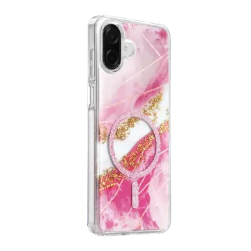 Onegif Samsung Galaxy A07 4g Lotus Simli Magsafe Kapak - Pembe