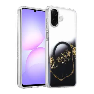 Onegif Samsung Galaxy A07 4g Lotus Simli Magsafe Kapak - Siyah