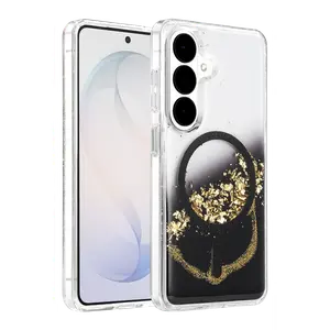 Onegif Samsung Galaxy S26 Lotus Simli Magsafe Kapak - Siyah