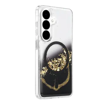 Onegif Samsung Galaxy S26 Lotus Simli Magsafe Kapak - Siyah