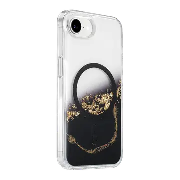 Onegif  İphone 17e Lotus Simli Magsafe Kapak - Siyah
