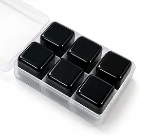 Paslanmaz Çelik Viski Taşı 6'lı Set