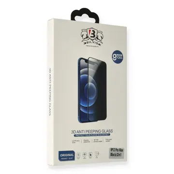 İphone 6 Bilvis Hayalet Cam Ekran Koruyucu - Siyah