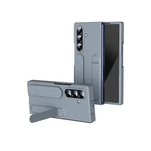 Samsung Galaxy Z Fold 7 Kılıf Costa Standlı Kapak - Gri