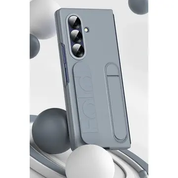Samsung Galaxy Z Fold 7 Kılıf Costa Standlı Kapak - Gri