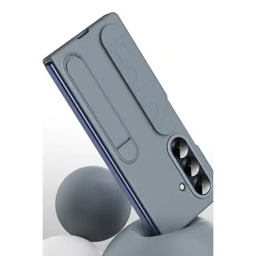 Samsung Galaxy Z Fold 7 Kılıf Costa Standlı Kapak - Gri
