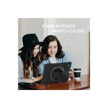 Samsung Galaxy Tab A11 Kılıf Amazing Tablet Kapak - Siyah