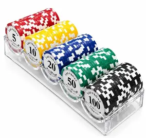 Profesyonel Poker Fişi Seti 100 Adet Casino Chip