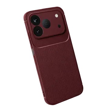 Tecno Spark 50 4g Auto Focus Karbon Kapak - Bordo