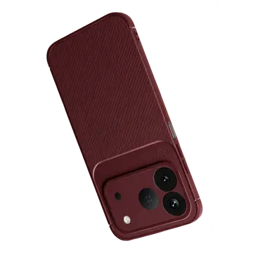 Tecno Spark 50 4g Auto Focus Karbon Kapak - Bordo