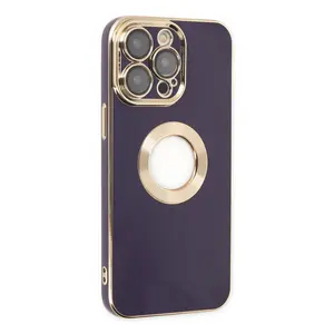 İphone 13 Pro Max Kılıf Store Silikon - Derin Mor