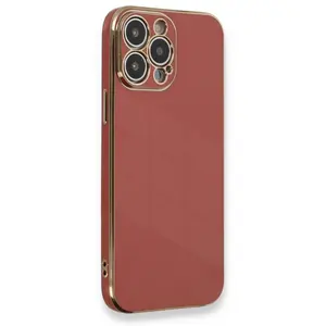 İphone 13 Pro Max Kılıf Volet Silikon - Kırmızı