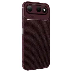 Tecno Spark 50 5g Auto Focus Karbon Kapak - Bordo