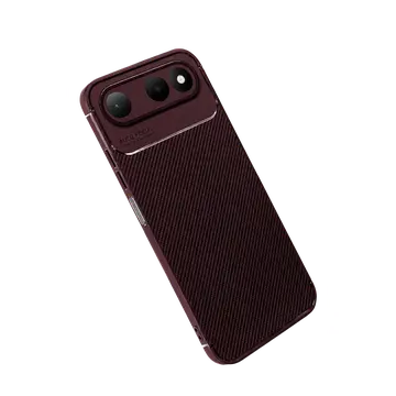 Tecno Spark 50 5g Auto Focus Karbon Kapak - Bordo
