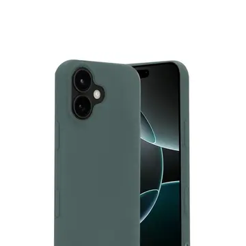 İphone 17 Nano İçi Kadife Silikon - Koyu Yeşil