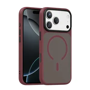 Joko  İphone 18 Pro Megane Magsafe Kapak - Bordo