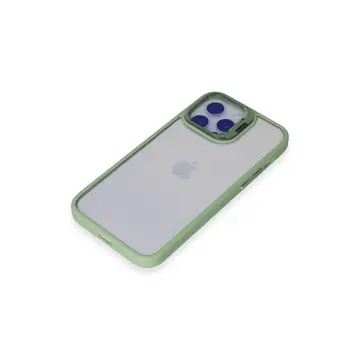Joko  İphone 15 Pro Max Kılıf Roblox Lens Standlı Kapak - Yeşil
