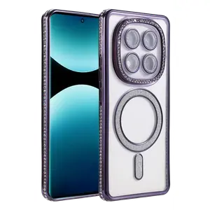 Xiaomi Redmi Note 15 4g Joke Simli Magneticsafe Kılıf - Derin Mor